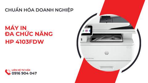 Chuẩn hóa doanh nghiệp cùng máy in đa chức năng