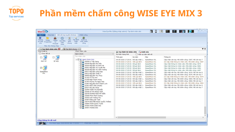 Phần mềm chấm công Wise Eye Mix 3