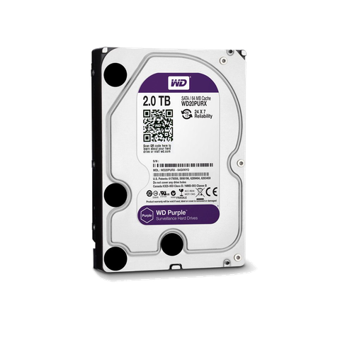Ổ cứng Western Digital Purple 2TB WD22PURZ (3.5Inch/ 5400rpm/ 64MB/ SATA3