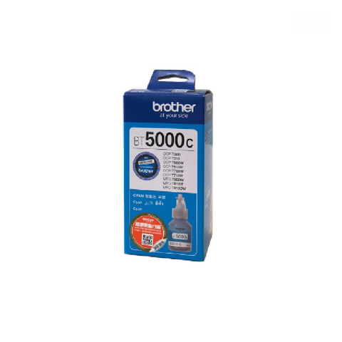 Mực in phun màu Brother BT5000C Cyan Ink bottle xanh