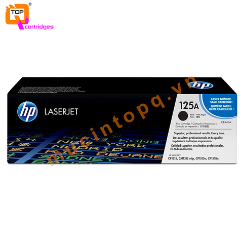 Hộp mực in laser màu HP 125A - CB540A đen chính hãng