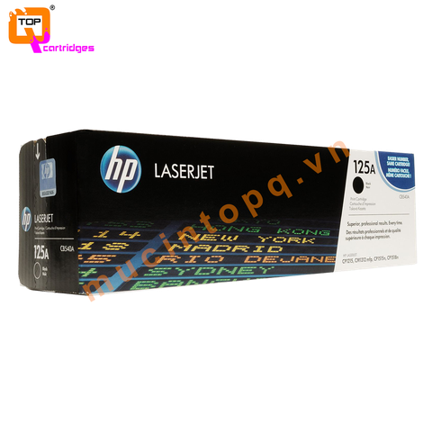 Hộp mực in laser màu HP 125A - CB540A đen chính hãng