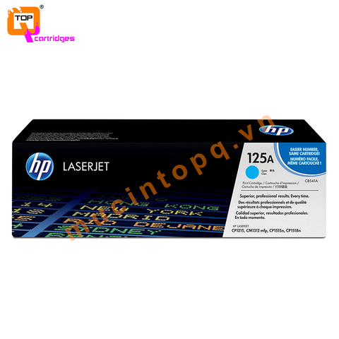 Hộp mực in laser màu HP 125A - CB541A xanh chính hãng