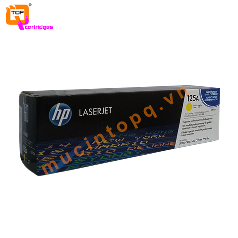 Hộp mực in laser màu chính hàng HP 125A - CB542A vàng
