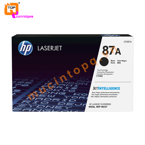 Hộp mực in laser trắng đen HP 87A - CF287A chính hãng