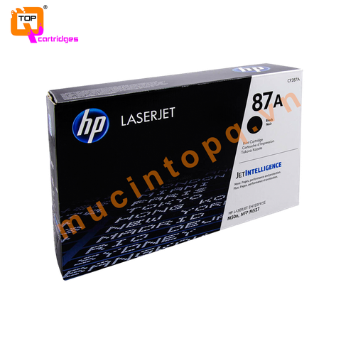 Hộp mực in laser trắng đen HP 87A - CF287A chính hãng
