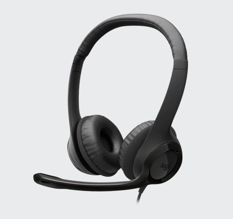 Tai nghe có dây Logitech H390, USB, Mic khử ồn