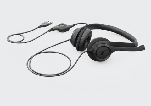 Tai nghe có dây Logitech H390, USB, Mic khử ồn