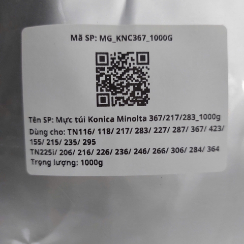Mực Photocopy Konica Minolta 367/ 217/ 283/ 364