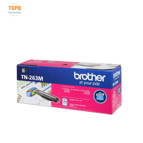 Mực in laser màu chính hãng Brother TN-263M đỏ