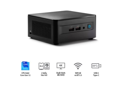 Mini PC Asus NUC 12 Pro Tall NUC12WSHI3 (i3 1220P/ NoOS/ 3Y)