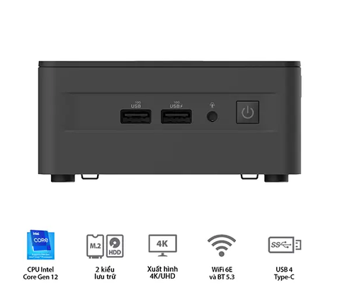 Mini PC Asus NUC 12 Pro Tall NUC12WSHI5 (I5 1240P/ NoOS/ 3Y)