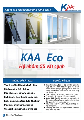 HỆ 55 VÁT CẠNH, MÀU XÁM ĐÁ
