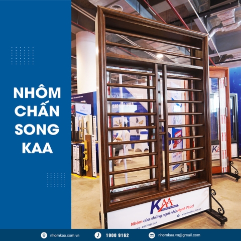 NHÔM CHẤN SONG, MÀU VÂN GỖ TRẮC