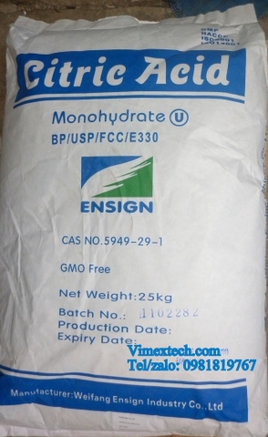 Axit Citric - Axit chanh