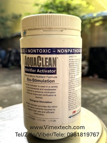 Aquaclean Nitrifier Activator (NA)-Dinh dưỡng cho hệ thống xử lý nước thải vi sinh-Mỹ-2,5Lbs(1,135kg).