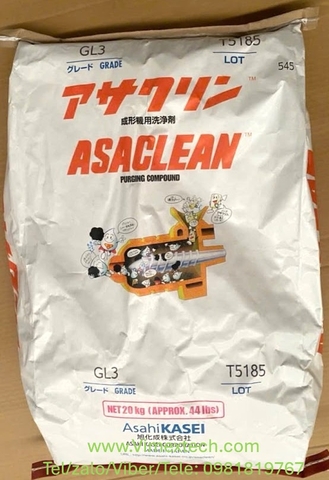 Asaclean-Hạt nhựa tẩy nòng, trục vít, khuôn nhựa-Nhật-20kg