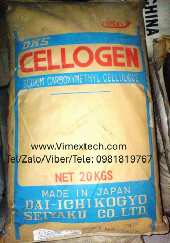 CMC - Carboxyl methyl cellulose - Nhật - TP - 20kg - Tính chất lý hóa và liều lượng sự dụng trong thực phẩm và các ngành công nghiệp