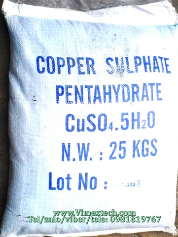 ĐỒNG SUNFAT (CuSO₄): TÍNH CHẤT VÀ ỨNG DỤNG CÔNG NGHIỆP