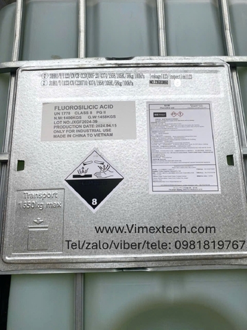 Axit flosilisic-H₂SiF₆ (Hexafluorosilicic Acid)-TQ-CN-1400kg- Tính Chất Hóa Lý và Ứng Dụng Công Nghiệp