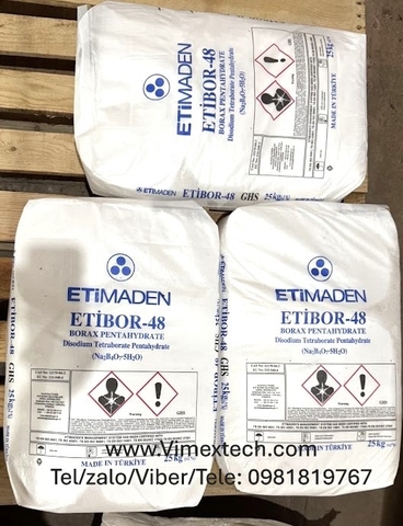 Axit Boric - H3BO3 - Mỹ - CN - 25kg - Tính chất hóa lý và ứng dụng công nghiệp