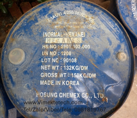 n-Hexan-C6H14-HQ-CN-132kg-Tính chất hóa lý và ứng dụng của nó