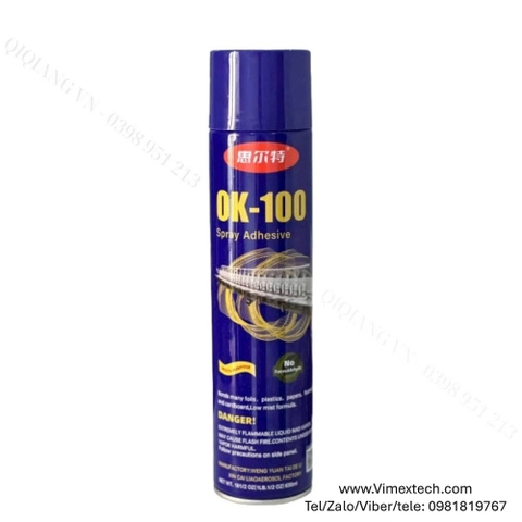 Bình xịt keo định vị OK100-TQ-630ml