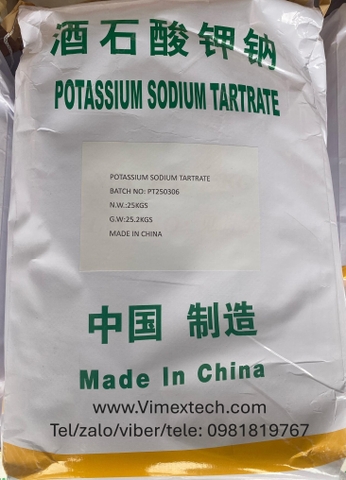 Potassium Sodium Tartrate - K.Na.C4H4O6 - TQ - CN - 25kg