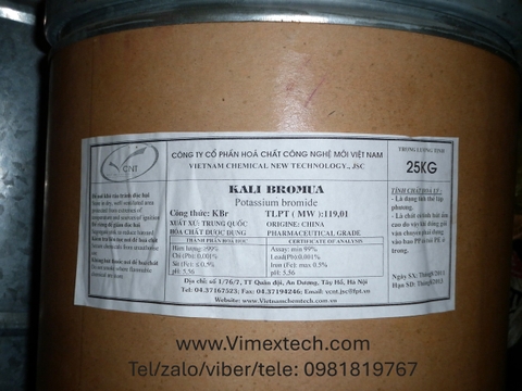Kali bromua - KBr - TQ - CN - 25kg