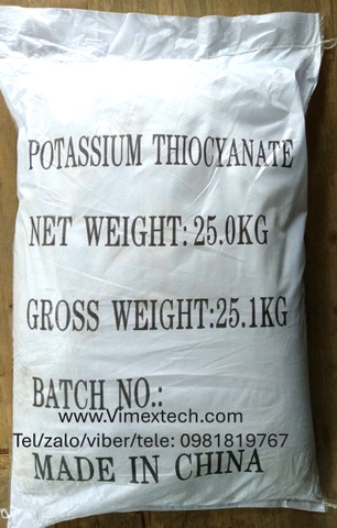 Kali thioxyanat - KCNS - Tính chất lý hóa và các ứng dụng trong công nghiệp, so sánh với NaCNS và NH4CNS trong quá trình tách Au từ quặng