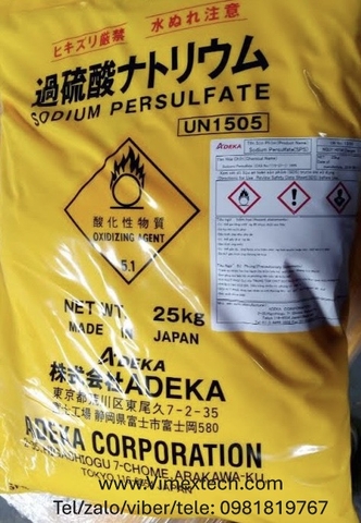 Natri pesunphat - Na2S2O8 - Nhật - Công nghiệp - 25kg