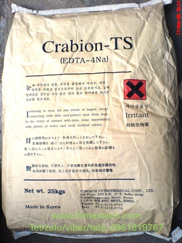 Tetra-Natri ethylenediaminetetraacetat (Na₄EDTA)-Nhật-20kg-Tính chất hóa lý và ứng dụng của nó