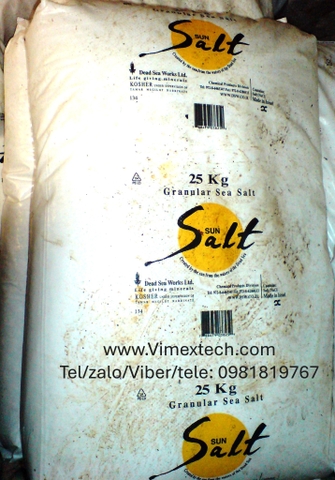 Natri clorua-Muối ăn-NaCl-Pakistan-99.999%-25kg