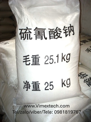 Natri thioxyanate - NaCNS - Tính chất hóa học và công dụng trong công nghiệp và tách Au từ quặng