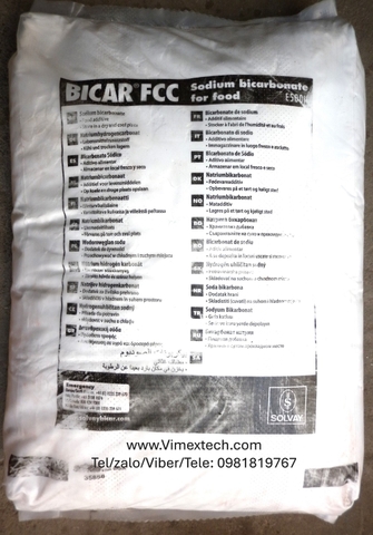 NATRI BICARBONATE (NaHCO₃) -EU - Thực phẩm -25kg -Tính chất hóa lý và ứng dụng.