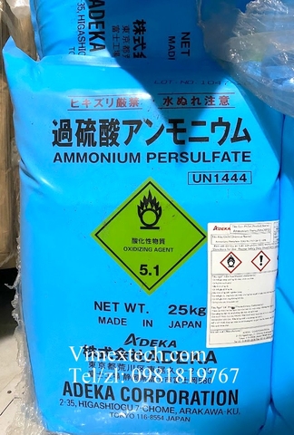 Amoni pesunphat - (NH4)2S2O8 - Nhật - 25kg