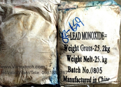 Chì oxit - PbO - CN - China - 25kg