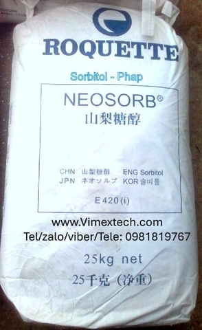 Sorbitol Bột (E420(i)) Tính Chất Hóa Lý và Ứng Dụng Trong Thực Phẩm, Dược Phẩm, Nông Nghiệp
