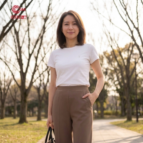 26239 - Quần Tây Vải Thun Ống Đứng Lưng Thun Ly Trần
