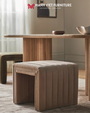 Alexander Velvet Ottoman