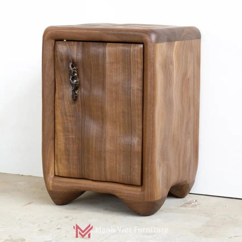 Sculptural Bedside Table