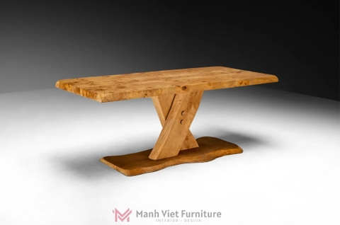 Elm Trestle Dining Table