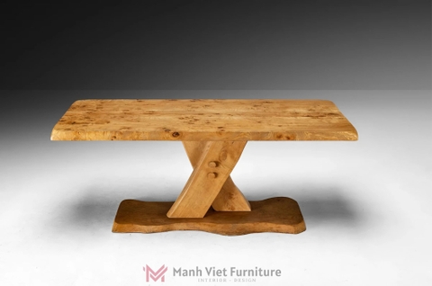 Elm Trestle Dining Table