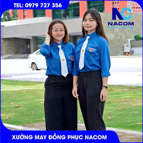 Áo sơ mi đoàn thanh niên nam