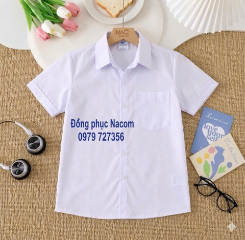 Áo học sinh sơ mi nam