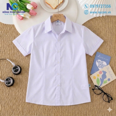 Áo học sinh sơ mi nữ