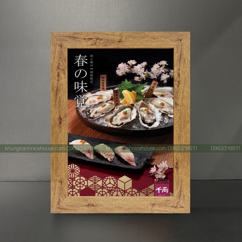 Khung Menu Gỗ 071G