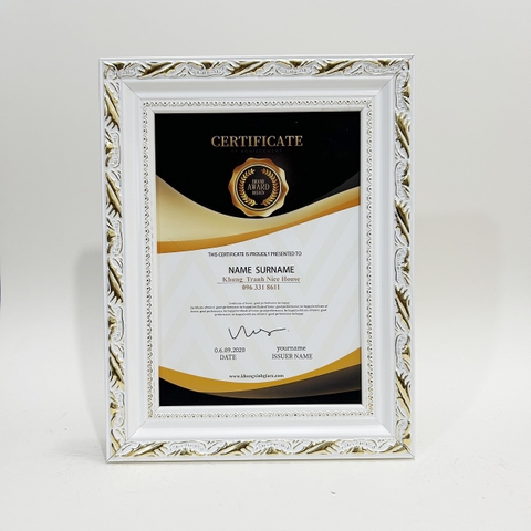 Khung Bằng Khen Gỗ1682TV