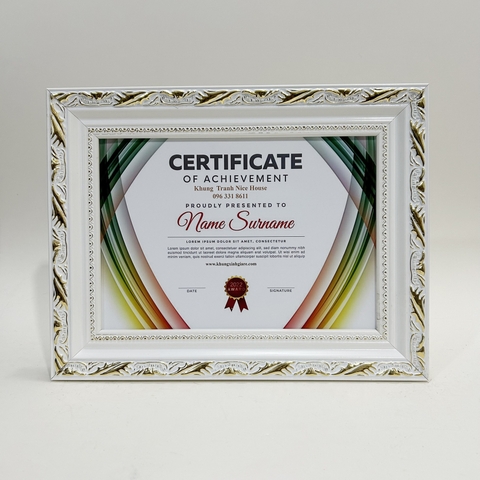 Khung Bằng Khen Gỗ 1682