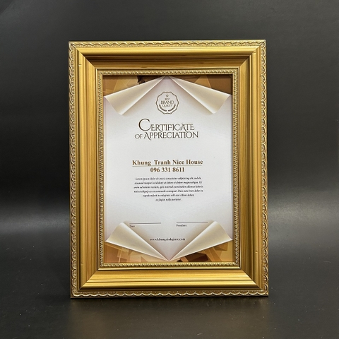 Khung Bằng Khen Gỗ 196
